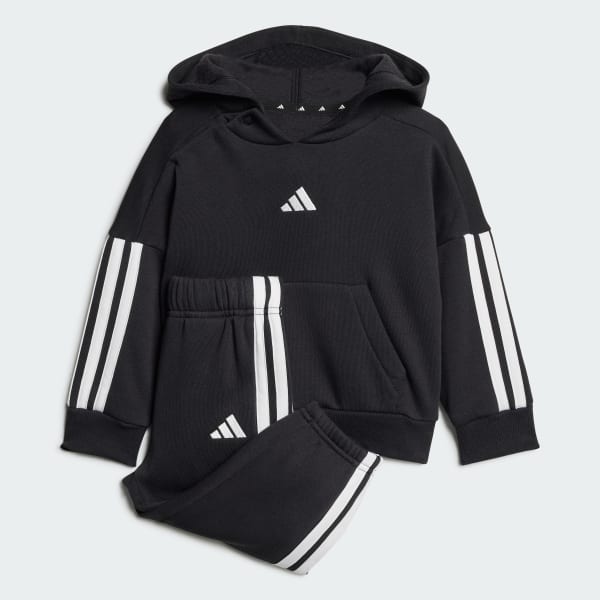 Noir Ensemble sportswear Essentials Enfants
