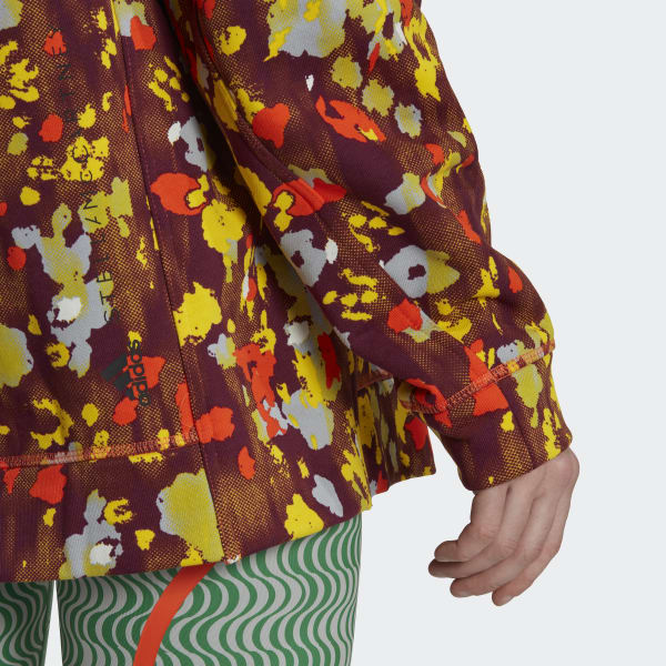 Bialy adidas by Stella McCartney Floral Print Sweatshirt I4947