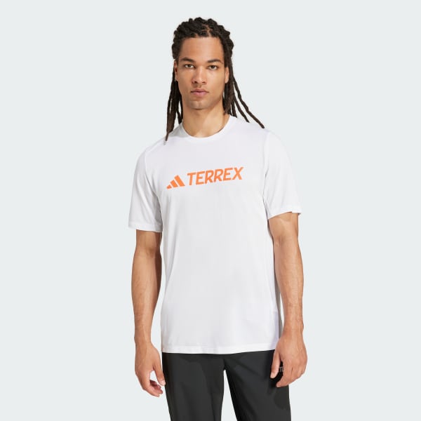 White Terrex Multi Climacool Logo Tech Tee