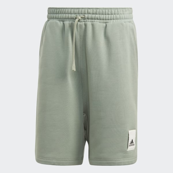 Green Lounge Fleece Shorts