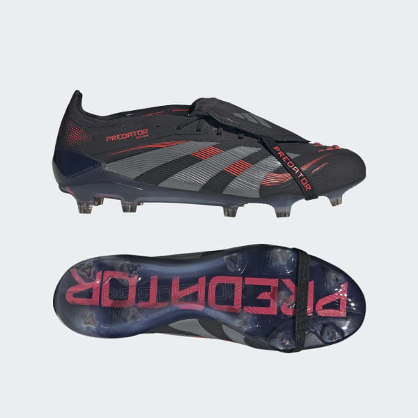 adidas Predator Elite Fold-Over Tongue Firm Ground Boots - Black