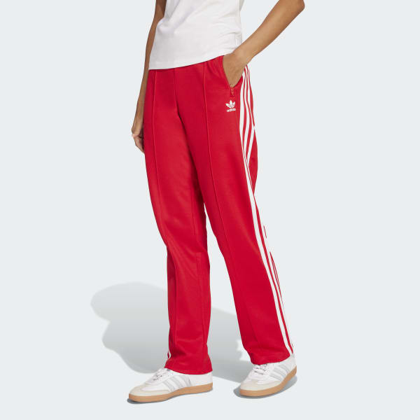 adidas Beckenbauer Track Pants - Red | Free Shipping with