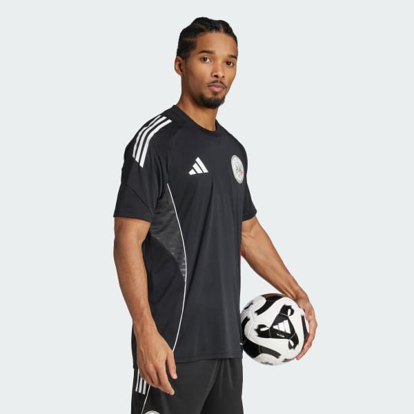 Negro Camiseta entrenamiento Ajax Tiro 25 Competition