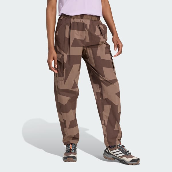 bruin Terrex Xploric Cargobroek met Print