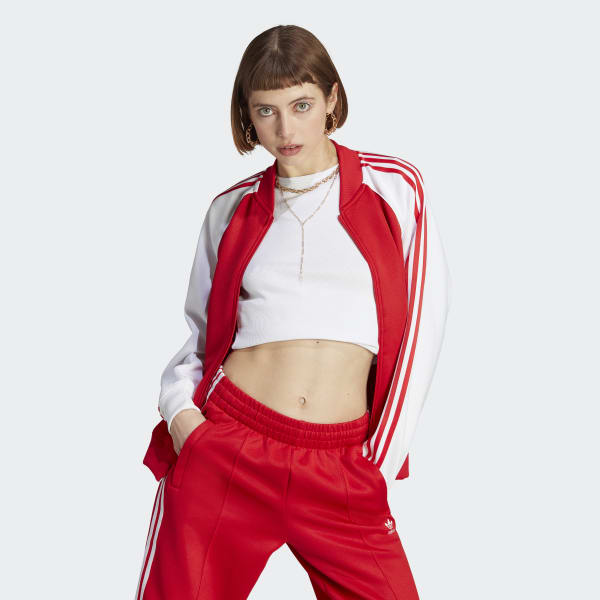 adidas Adicolor Classics Oversized SST Track Pants - Red, Women's  Lifestyle