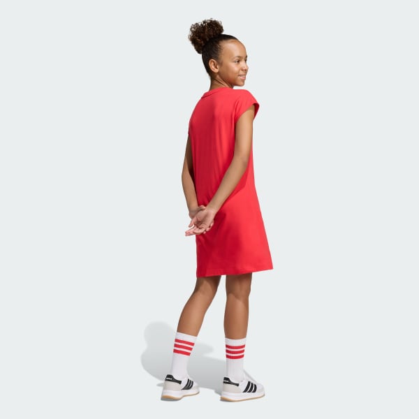 Rojo VESTIDO SEASONALS COLLEGIATE TYPOGRAPHY