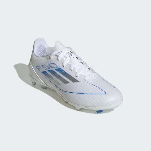 White F50 League Firm/Multi-Ground Boots Kids