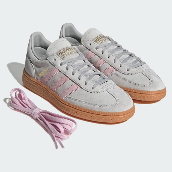 Size 11 - adidas Handball Spezial Putty Grey Victory Red for