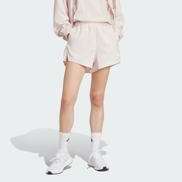 Rosa Shorts Holgados y Tejidos adidas Embroidery Woven