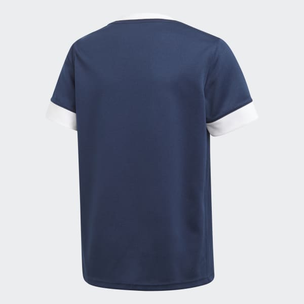 blauw 3-Stripes Rugbyshirt