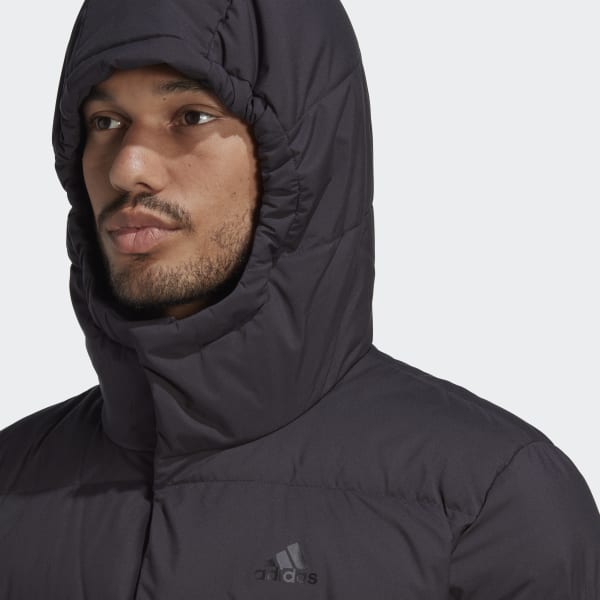 Czerń Helionic Hooded Down Jacket TF674
