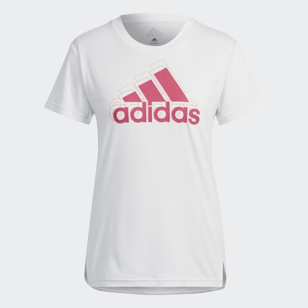 Blanco Playera 3 Franjas Sport Brand Love