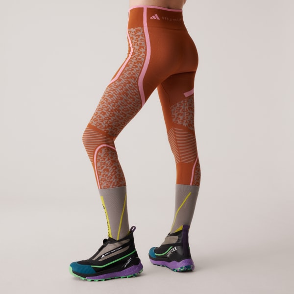 Καφέ adidas by Stella McCartney TrueStrength Seamless Leggings