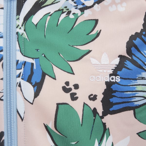 adidas HER Studio London Animal Flower Print SST Track Jacket - Pink ...
