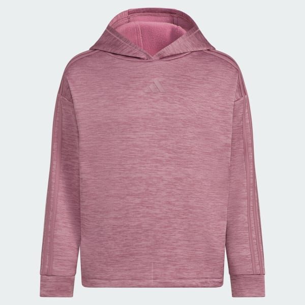 Pink hotsell long hoodie
