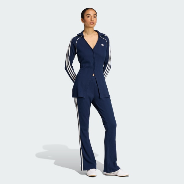 Bleu PANTALON GAUFRÉ adidas ORIGINALS