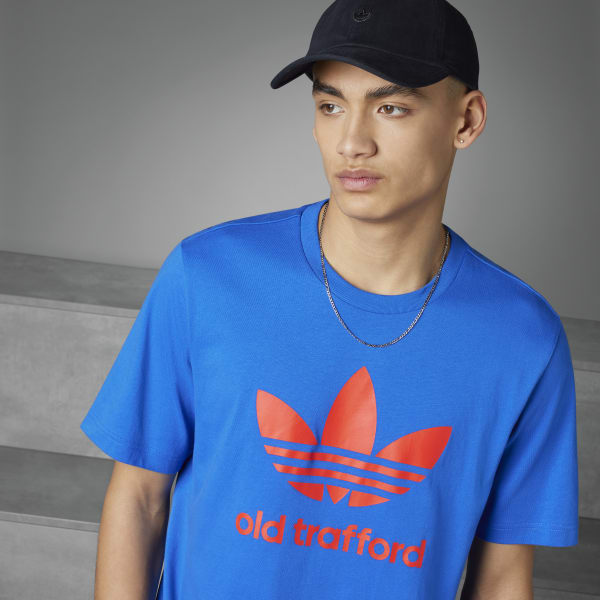 T shirt Tr fle Manchester United OG Bleu adidas adidas France