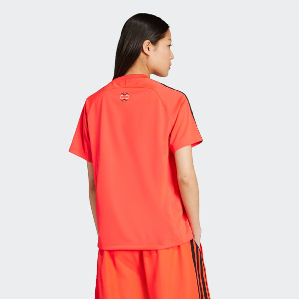 Rojo Polo Adicolor Teamgeist holgado