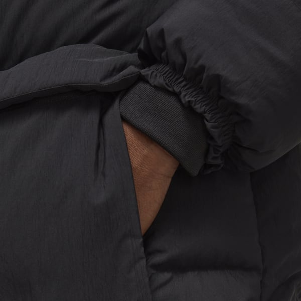 Schwarz Y-3 Classic Puffy Down Hooded Parka CO761