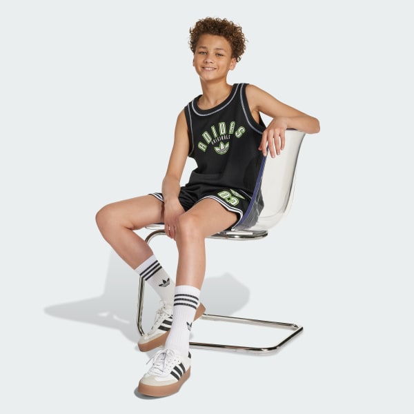 Black Mesh Tank Kids