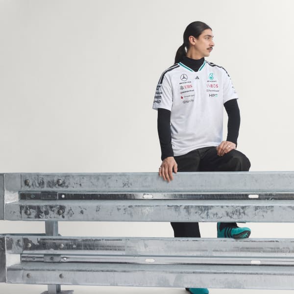 Blanco CAMISETA MERCEDES - AMG PETRONAS F1 TEAM DRIVER VERSIÓN PILOTO