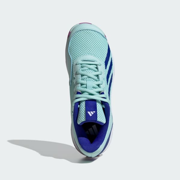 Turquoise Courtflash Tennis Shoes