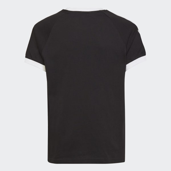 Negro Camiseta Adicolor 3 bandas