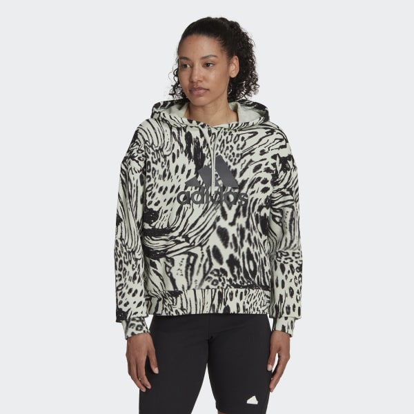 Gron Future Icons Animal Print Hoodie DK701