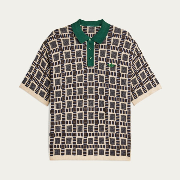 Adidas Brain Dead Knit Polo Shirt WHERE TO BUY