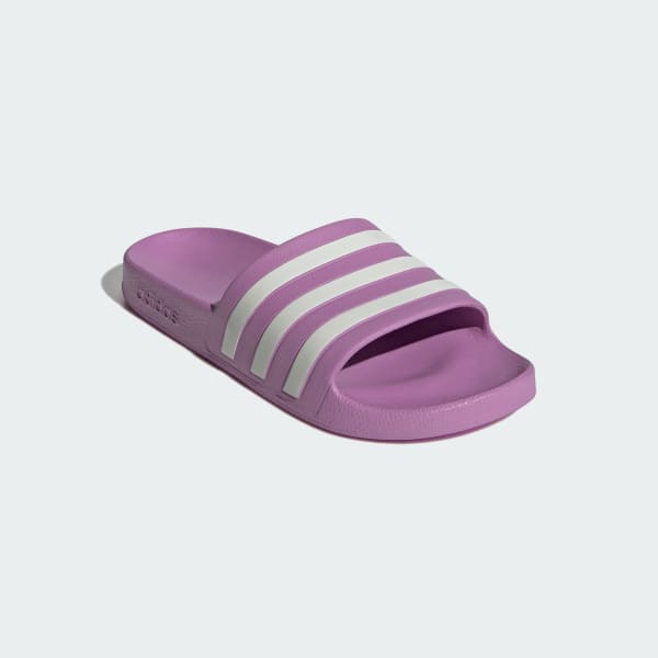 Purple Adilette Aqua Slides