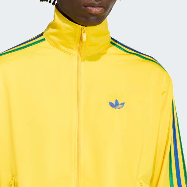 adidas Firebird Track Top - Yellow | Free Shipping with adiClub
