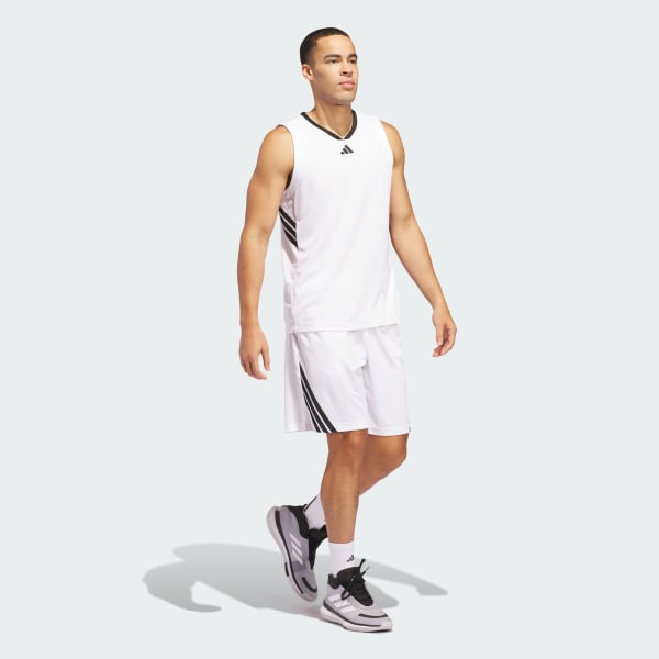 Blanco Polera sin mangas adidas Basketball Legends