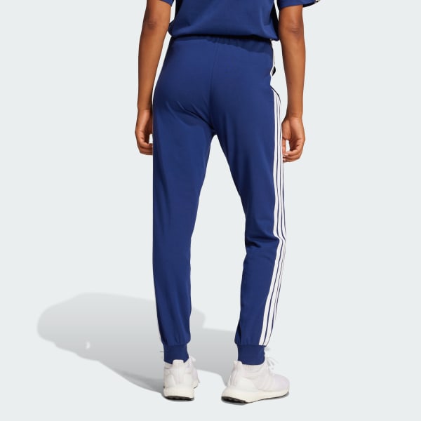Blue Essentials 3-Stripes Jogger Pants