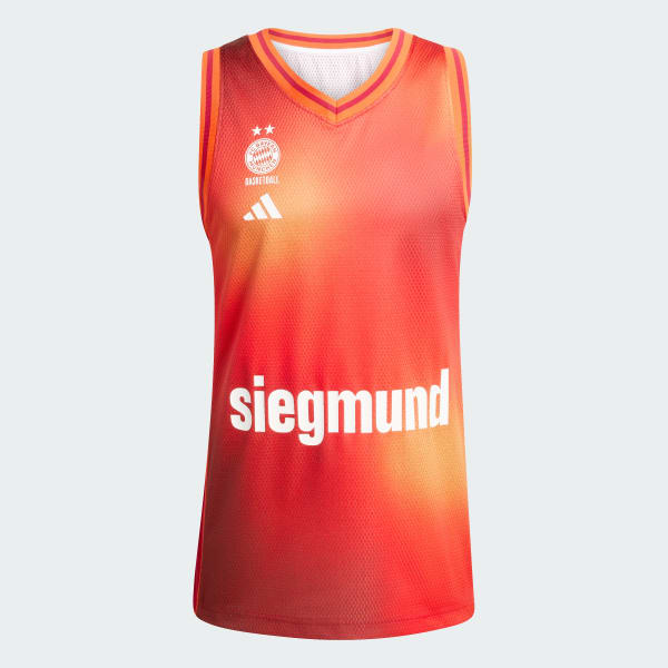 oranzová Domáci basketbalový dres FC Bayern Basketball