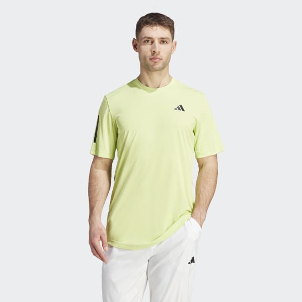 adidas Club 3-Stripes Tennis Tee - Green | Men's Tennis | adidas US