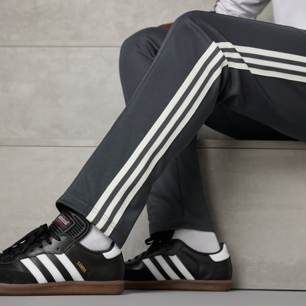 Adidas beckenbauer pants black on sale
