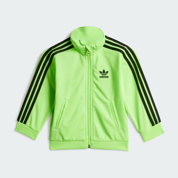 Verde Conjunto Adicolor Firebird Niños