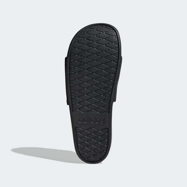 Black Adilette Comfort Slides