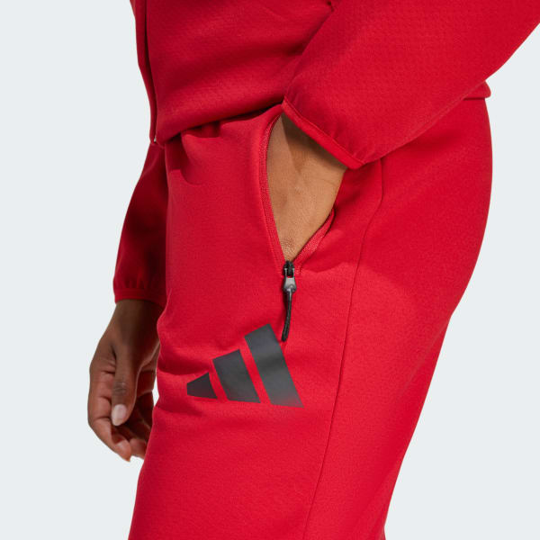 adidas Z.N.E. Pants - Red | Free Shipping with adiClub adidas Z.N.E. Pants - Red | Free Shipping with adiClub