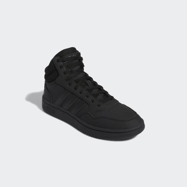 Schwarz Hoops 3 Mid Lifestyle Basketball Mid Classic Schuh
