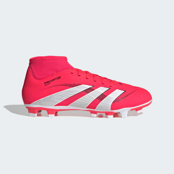 Rojo Zapatos de Fútbol Predator Club Sock Firme/Multiterreno