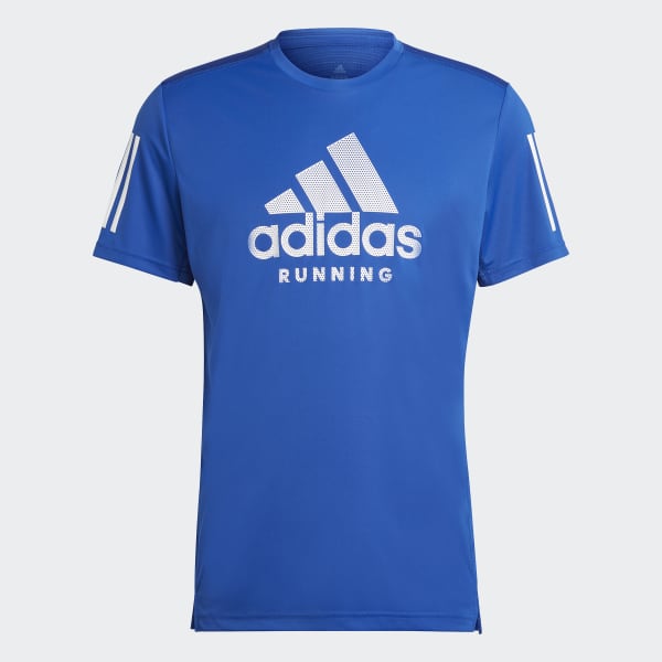 Adidas blue t shirt deals