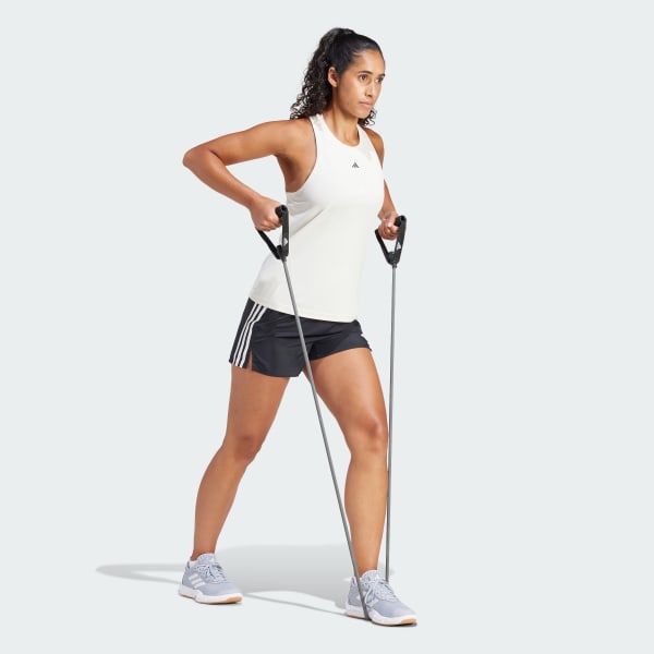 Black 3-Stripes High-Rise Shorts
