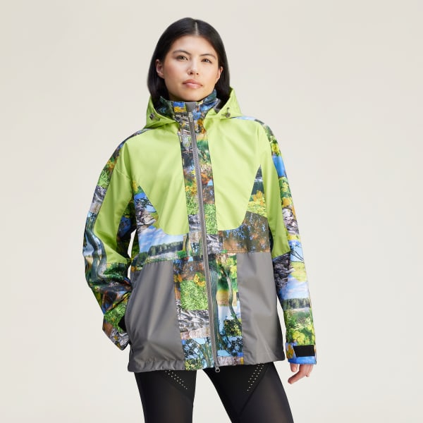 Green adidas by Stella McCartney TrueNature Earth Collage Backpack Jacket