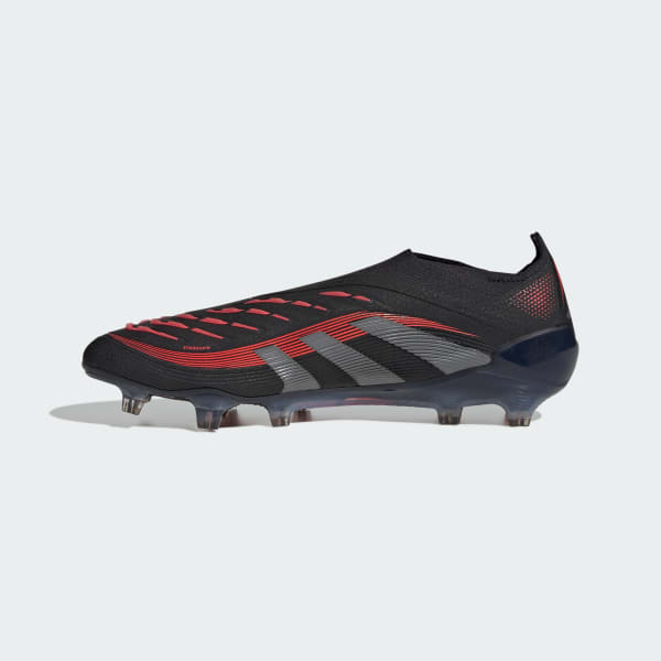 adidas Predator Elite Firm Ground Cleats - Black | Free