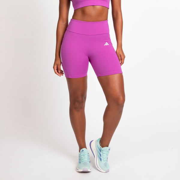 Roxo Shorts Bolso Três Listras