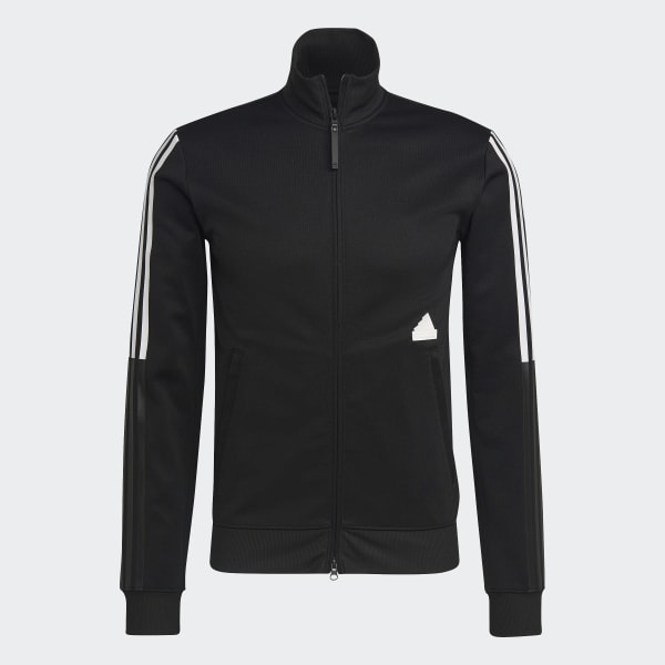 Svart 3-Stripes Fitted Track Top CN315