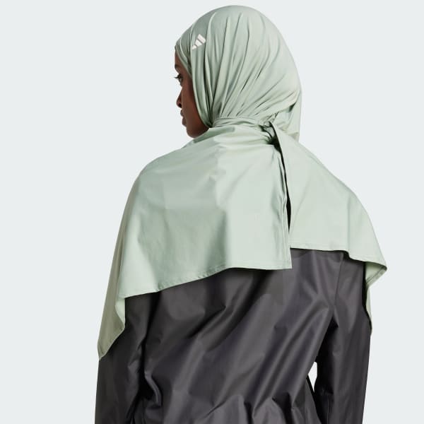Green Own the Run 3-Stripes Hijab