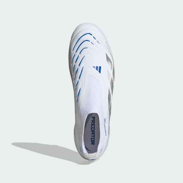 Vit Predator Elite Firm Ground Fotbollsskor