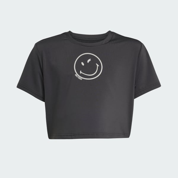 Siyah adidas X Smileyworld Training Çocuk Tişörtü